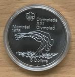 Canada - 5 Dollar Montreal 1976 - Diving, Verzenden, Noord-Amerika, Losse munt, Zilver