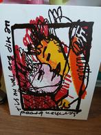 Herman Brood op canvas 40x 50 cm, Antiek en Kunst, Ophalen of Verzenden