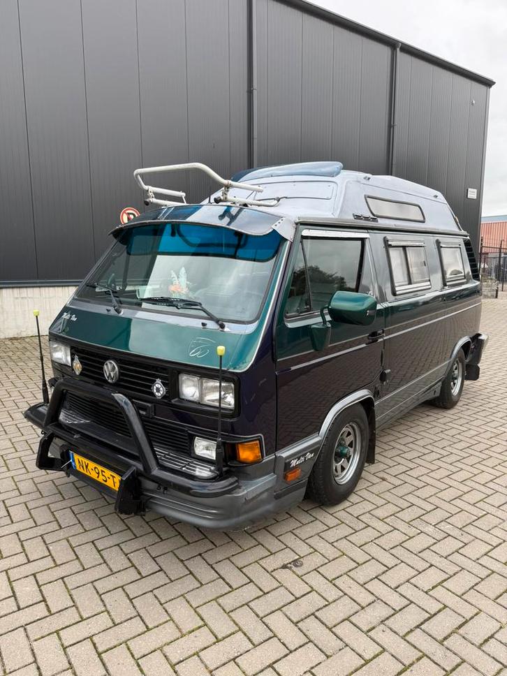 Volkswagen T3 V6 kampeerwagen ! Wegenbelastingvrjj, Caravans en Kamperen, Campers, Bedrijf, tot en met 4, Buscamper of Camperbus
