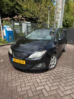 Seat Ibiza 1.2 TDI 55KW Ecomotive 2010 Zwart Carplay/trekhak, Auto's, Voorwielaandrijving, 74 pk, 1199 cc, Origineel Nederlands