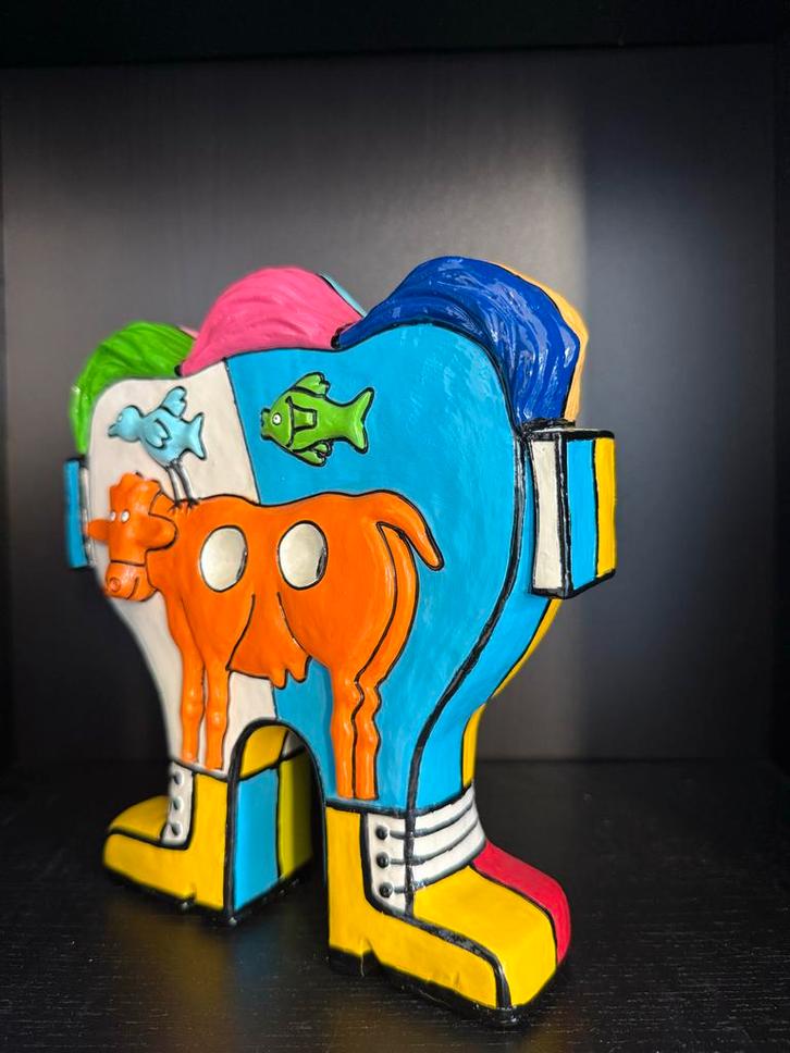 Joop Hansen - Head I / Fantasy Head - Gesigneerd. 250/250, Antiek en Kunst, Kunst | Designobjecten, Ophalen of Verzenden