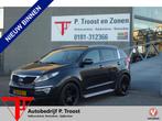 Kia Sportage 2.0 X-ecutive Plus Pack BLACK-LINE/ AUTOMAAT/CL, Auto's, Zwart, 4 cilinders, Leder en Stof, Zwart