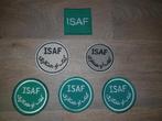 ISAF Afghanistan Embleem Emblemen Patch Patches Set, Embleem of Badge, Nederland, Ophalen of Verzenden