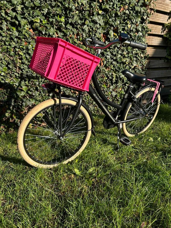 Batavus Pakd Meisjesfiets - 24 inch, Fietsen en Brommers, Fietsen | Dames | Damesfietsen, Gebruikt, Batavus, Versnellingen, Minder dan 47 cm