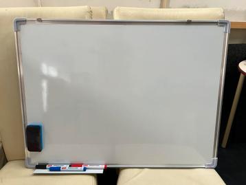 Z.G.A.N. Whitebord Memobord Magneetbord - Stiften + Borstel beschikbaar voor biedingen