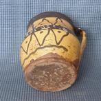 Vintage ca. 1950's eeuw Marokkaans aardewerk Berber mok vaas, Antiek en Kunst, Antiek | Keramiek en Aardewerk, Ophalen of Verzenden