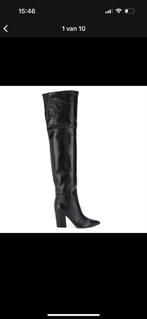 Nieuw overknee laarzen leer maat 38, Kleding | Dames, Schoenen, Ophalen of Verzenden, Nieuw, Zwart, Hoge laarzen