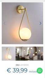 Wandlamp, Ophalen, Nieuw, Glas