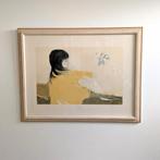 Vintage prent Vo-Dinh voor UNICEF ‘Wind Play’, Antiek en Kunst, Ophalen