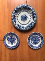 3 Delfts blauwe borden, Ophalen of Verzenden