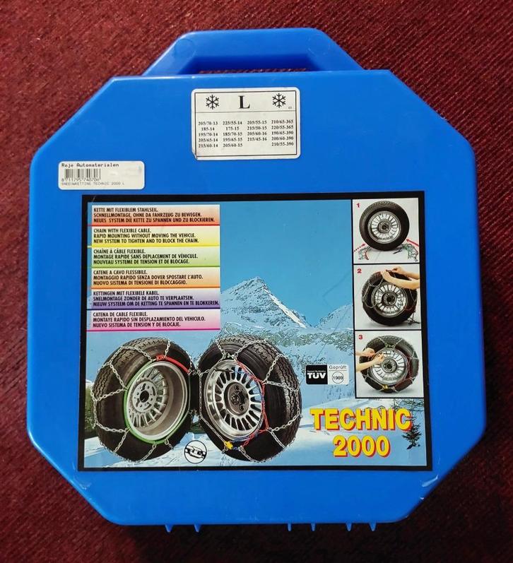 Technic 2000 sneeuwkettingen, Auto diversen, Sneeuwkettingen, Gebruikt, Ophalen of Verzenden