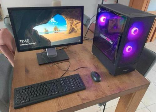 Game pc high-end, Computers en Software, Desktop Pc's, Zo goed als nieuw, 3 tot 4 Ghz, HDD, SSD, 16 GB, Met videokaart, Met monitor