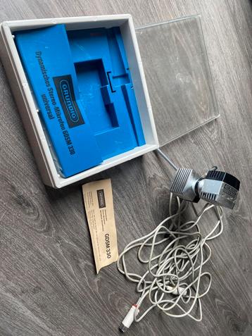 Grundig GDSM330 stereo microfoon voor bandrecorder beschikbaar voor biedingen