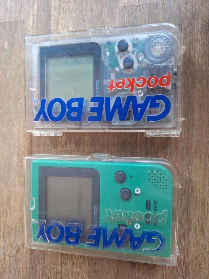 Game Boy Pocket - 2 stuks!, Spelcomputers en Games, Spelcomputers | Nintendo Game Boy, Gebruikt, Game Boy Pocket, Ophalen of Verzenden
