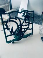 Gietijzeren Kookboekstandaard Haan - Vintage boekensteun, Ophalen of Verzenden