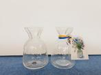 2 Miniatuurvaasjes SEA Glasbruk Rune Strand Vintage Design, Ophalen of Verzenden