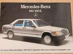 Mercedes 190/190 E folder 1983, Boeken, Auto's | Folders en Tijdschriften, Ophalen of Verzenden, Mercedes