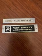 Van swaay airco typeplaat, Antiek en Kunst, Ophalen of Verzenden