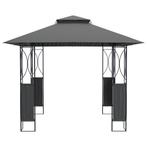 Paviljoen 3x3, partytent prieel antraciet GRATIS BEZORGD!, Tuin en Terras, Verzenden, Minder dan 4 meter, Nieuw, Paviljoen