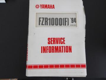 serv Information map Yamaha  FZR 1000 beschikbaar voor biedingen