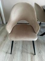Suede eetkamer stoelen 4 stuks, Huis en Inrichting, Stoelen, Ophalen of Verzenden, Vier