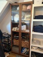 IKEA Billy vitrinekast 80x30x202 cm, Ophalen, Met deur(en), Eikenhout, 200 cm of meer