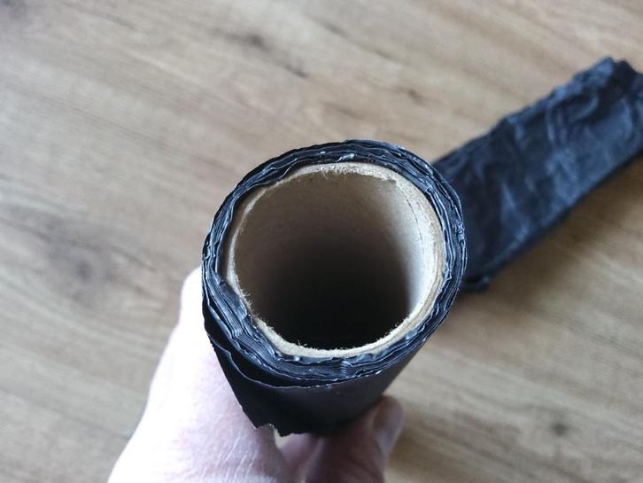 Zwarte Folie - black wrap film wrap, Doe-het-zelf en Verbouw, Zeil en Folie, Gebruikt, Folie, 15 m² of meer, Ophalen of Verzenden