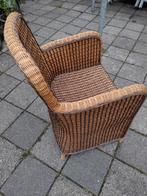 Rieten fauteuil., Ophalen, Gebruikt, Minder dan 75 cm, Riet of Rotan