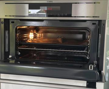 38cm inbouwhoge AEG combi DEFECT LEES BESCHRIJVING! beschikbaar voor biedingen