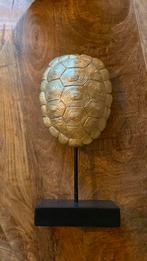Gouden schildpad schild op standaard, Verzamelen, Ophalen of Verzenden, Dier
