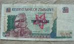 Bankbiljet, Zimbabwe, 10 dollar, Postzegels en Munten, Bankbiljetten | Afrika, Ophalen of Verzenden, Zimbabwe