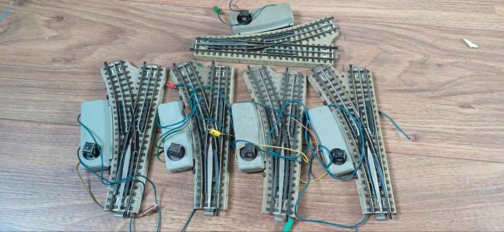 Marklin Vintage M-Rail Elektrische Links, Hobby en Vrije tijd, Modeltreinen | H0, Gebruikt, Rails, Wisselstroom, Märklin, Ophalen of Verzenden