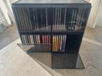 CD Opbergsysteem + CD's, Huis en Inrichting, Woonaccessoires | Cd- en Dvd-rekken, Kunststof, Gebruikt, 75 tot 150 discs, Ophalen of Verzenden