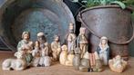 Kerstgroep - Handgeschilderd Keramiek, Antiek en Kunst, Antiek | Religie, Ophalen of Verzenden