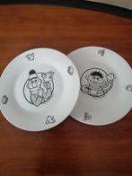Ontbijtbordjes Bert en Ernie, sesamstraat., Ophalen, Zo goed als nieuw, Bord(en), Overige stijlen