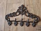 Gietijzer ornament / kapstok met 5 haken, Wandkapstok, Ophalen of Verzenden, Zo goed als nieuw, Minder dan 100 cm