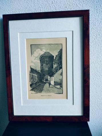Craandijk Litho Hattem Dijkpoort 1880 (42) beschikbaar voor biedingen