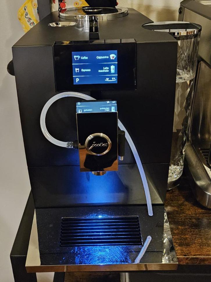 Jura ENA 8 Touch volautomatische espressomachine, Witgoed en Apparatuur, Koffiezetapparaten, Zo goed als nieuw, Gemalen koffie