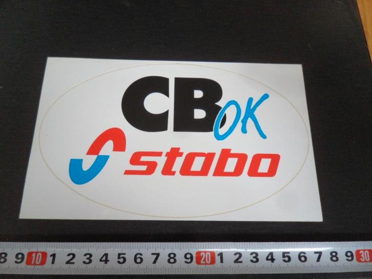 sticker CB Ok  STABO, Verzamelen, Stickers, Zo goed als nieuw, Ophalen