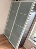Pax kast met glazen schuifdeuren, Ophalen, Met plank(en), Gebruikt, 200 cm of meer
