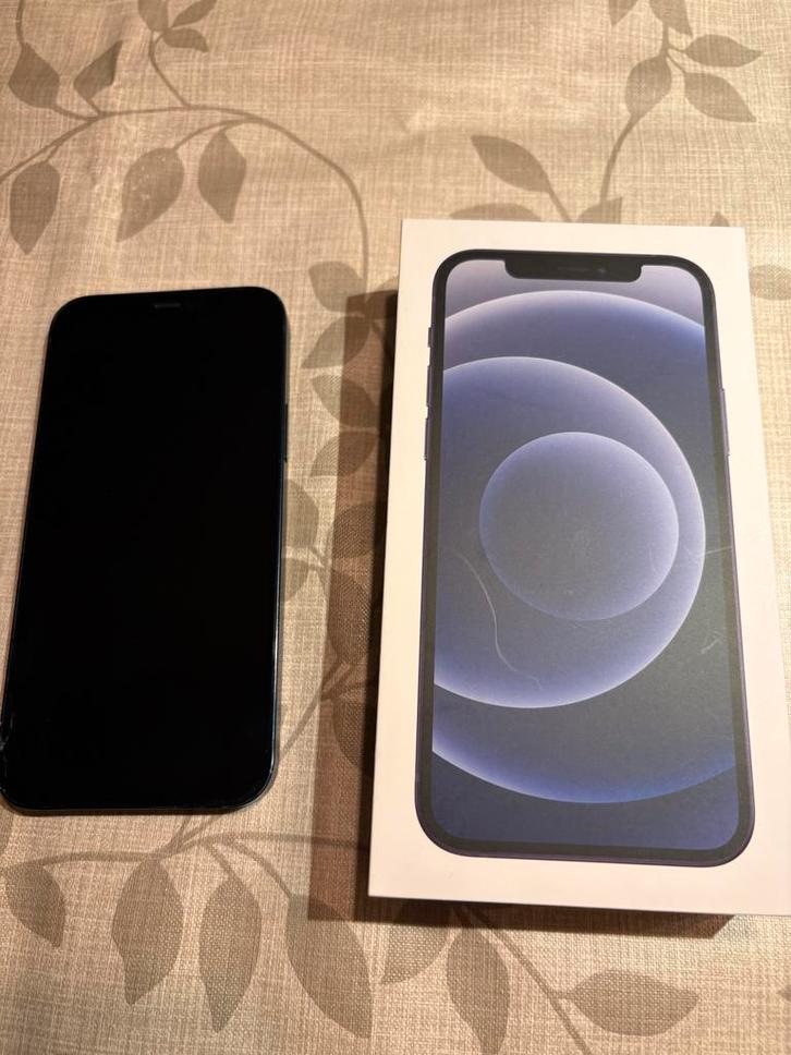 iPhone 12 64GB, Telecommunicatie, Mobiele telefoons | Apple iPhone, Gebruikt, 64 GB, Zonder abonnement, Zonder simlock, iPhone 12