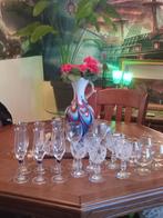 Vintage Glazen Set, Antiek en Kunst, Antiek | Glas en Kristal, Ophalen of Verzenden