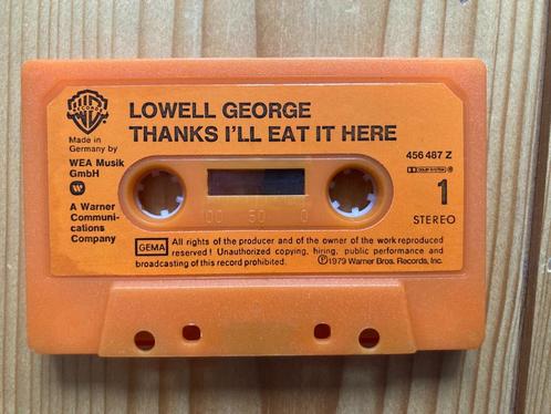 Lowell George Thanks I’ll Eat It Here oranje Little Feat, Cd's en Dvd's, Cassettebandjes, Gebruikt, Origineel, Verzamelalbums