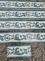 39 Art nouveau randtegels sierlijk decor Boch Freres, Ophalen