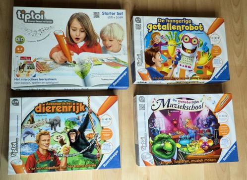 Tiptoi Starter set pen/stift + 3 Spellen vanaf 4 jaar., Kinderen en Baby's, Speelgoed | Educatief en Creatief, Zo goed als nieuw
