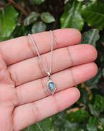 Labradoriet Ketting Areti - Echt Zilver, Info@lavicollection.com, Nieuw, Met edelsteen, LAVI