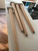 Houten Tafelpoten 72cm - zgan, Huis en Inrichting, Tafelonderdelen, Ophalen, Tafelpoot, 50 tot 100 cm, Nieuw