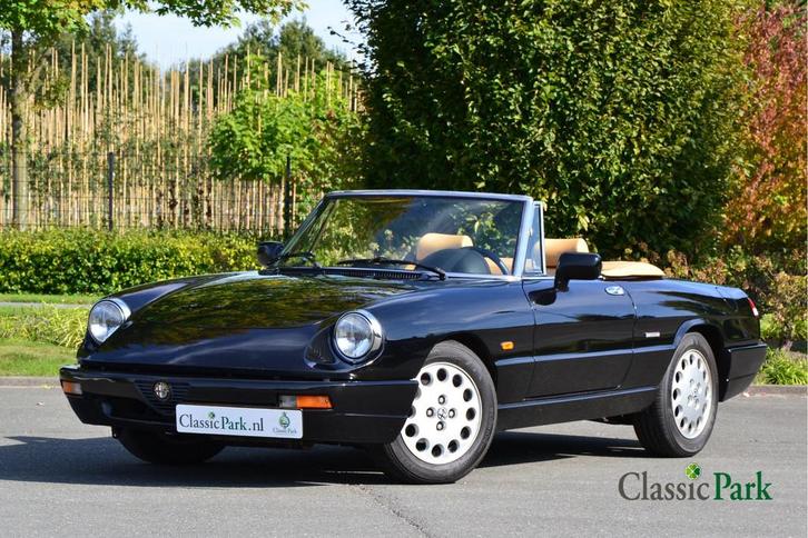 Alfa Romeo Spider 2.0 Type 4 (bj 1990), Auto's, Oldtimers, Bedrijf, Te koop, Open dak, Alfa Romeo, Benzine, Cabriolet, Handgeschakeld