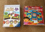 Puzzel ravensburger en Dora woorden leren, Ophalen of Verzenden, Gebruikt, Puzzelen