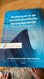 Onderzoek in de (sociaal-) juridische beroepspraktijk, Ophalen, Zo goed als nieuw, Piet Hoekman; Anke Hornstra